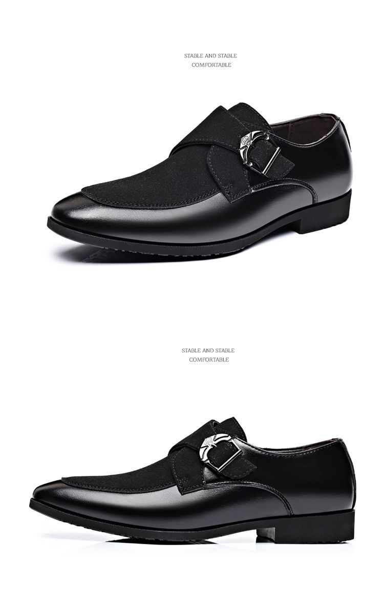Scarpe Oxford eleganti casual da uomo, con lacci, per ufficio, feste e uso quotidiano_voghion.com