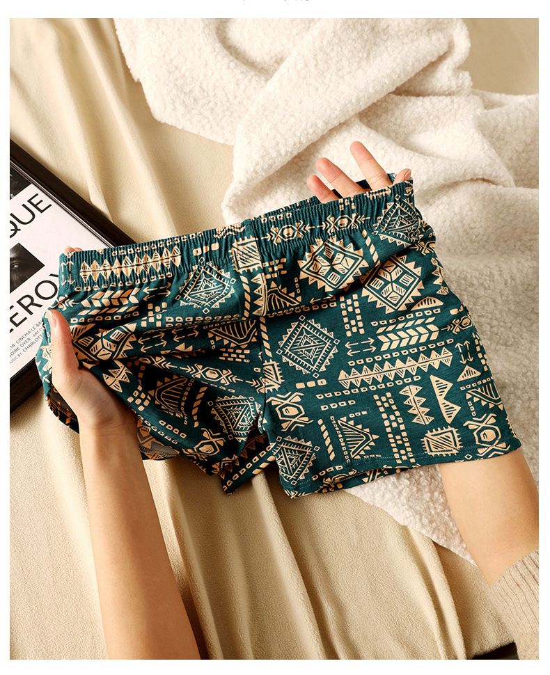 Men's Underwear One Piece New Men's Arrow Pants American Retro Ethnic Style Arrow Pants Summer Breathable Trendy Boxer Pants_voghion.com