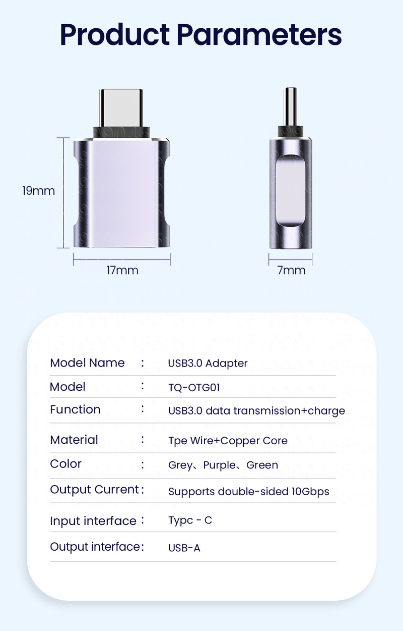 Typ C OTG zu USB 3.0 Adapter 10 Gbit/s USB zu Typ C Adapter OTG Konverter Adapter für Buch Xiaomi Huawei Samsung OTG_voghion.com