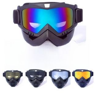 Cycling Eyewear New Goggles Mask Skull Head Motocross Outdoor Sports Riding Wind And Sand Goggles Tactical Mask_voghion.com