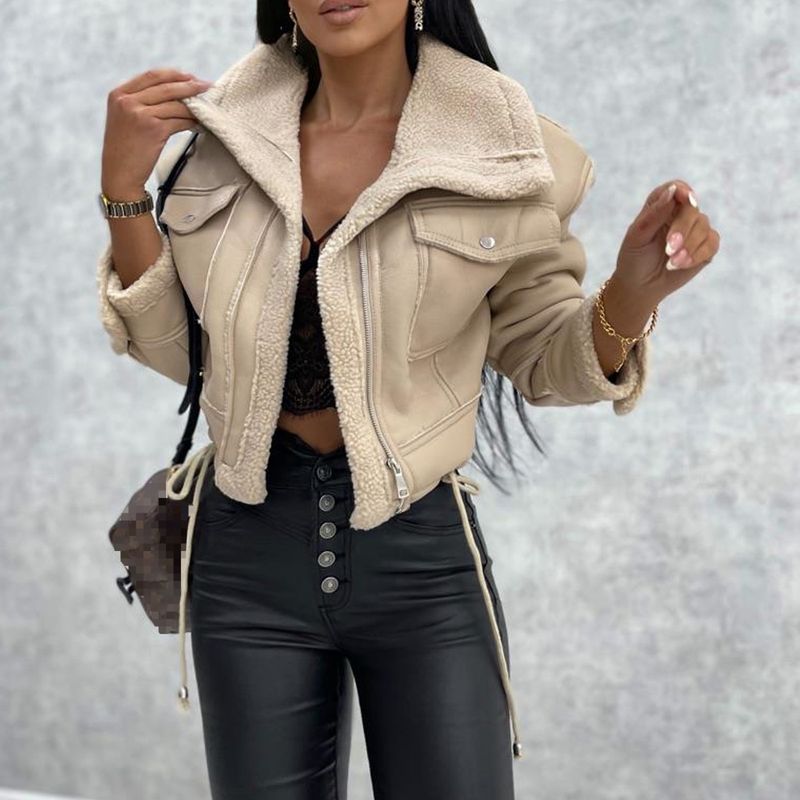 Neue Motorradjacke im Reißverschlussstil für Damen_voghion.com