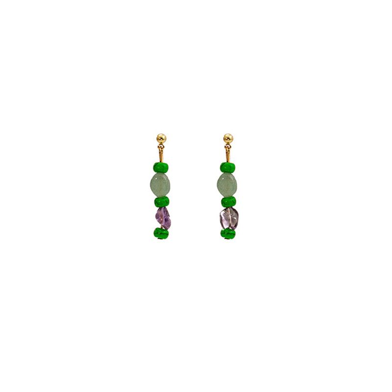 Nuovi orecchini con perline di giada imitazione e orecchini con nappe a forma di farfalla in stile cinese, semplici accessori Hanfu_voghion.com