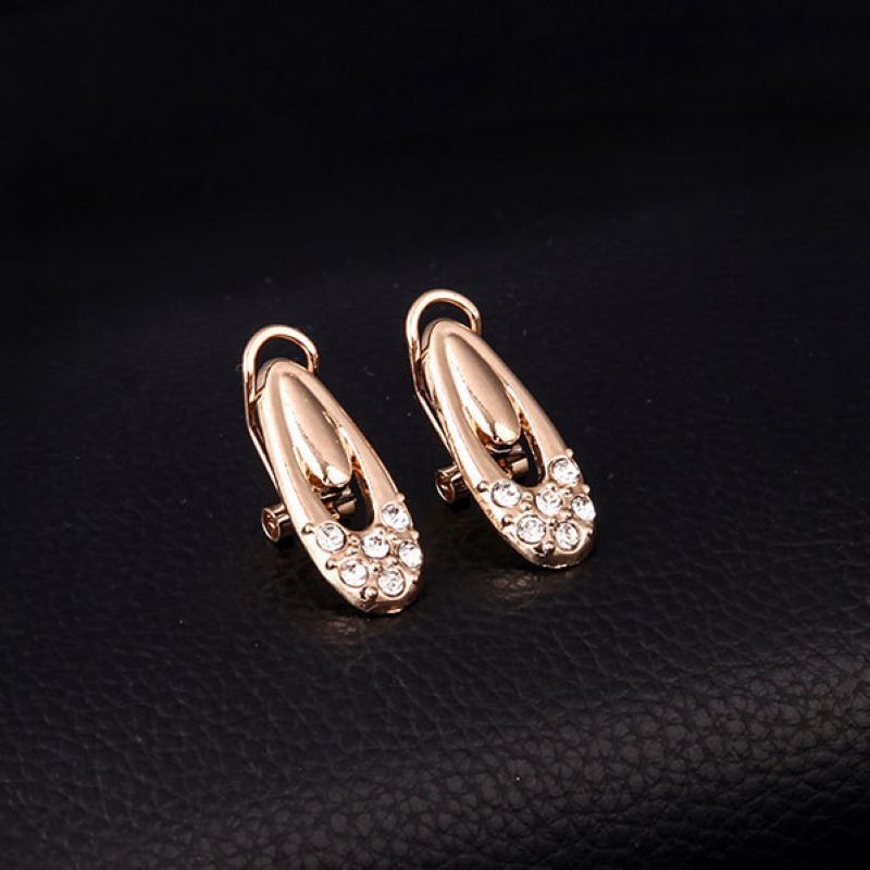 Fashion set of four pieces, gold bride necklace, earrings set, boutique jewelry_voghion.com