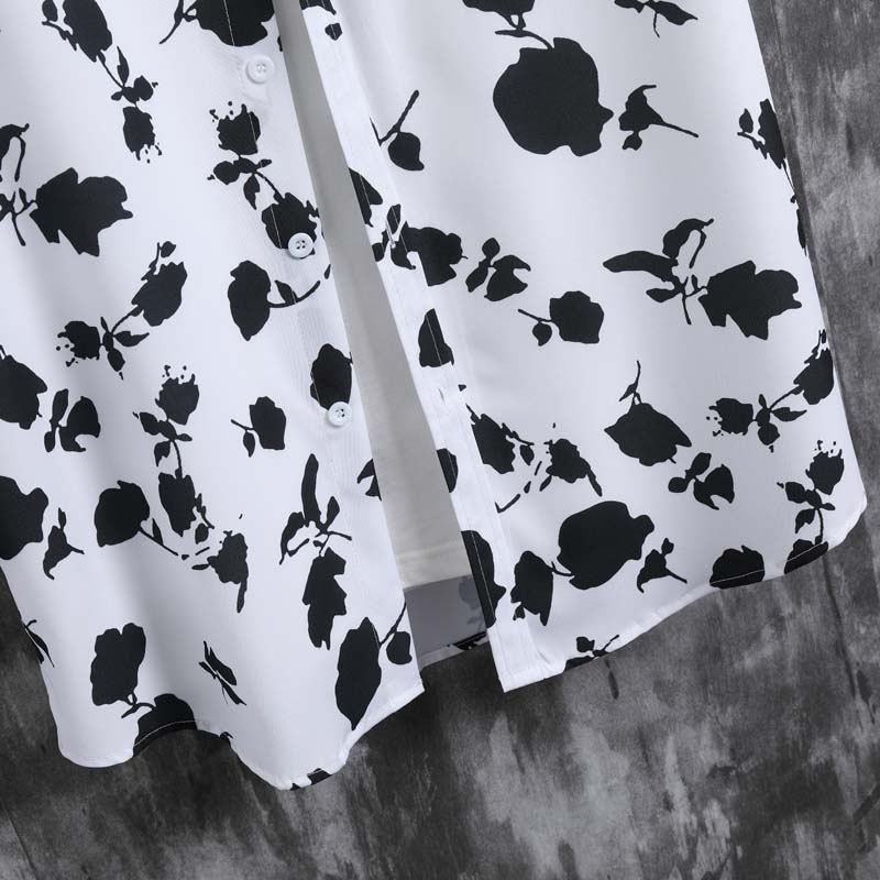 Sommer Neue Gedruckt Hemd Zwei Stück Jugend Casual Mode Herren Set_voghion.com