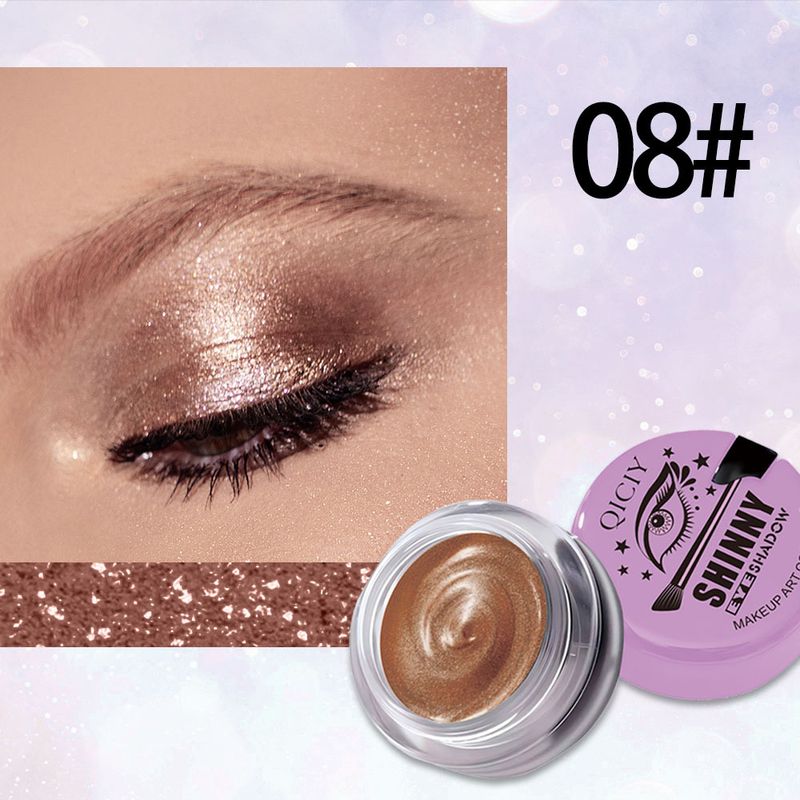 QICIY+10 Flashing Long-lasting Color Rendering Non-smudging Waterproof Brightening Eyeshadow Makeup_voghion.com