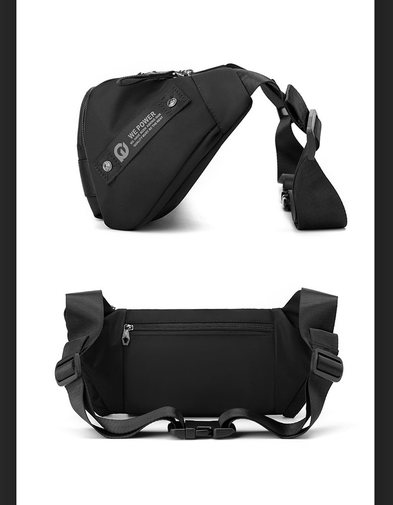 Chest Multi-Functional Men's Messenger Simple Commuter Shoulder Outdoor Leisure Large Capacity Sports Riding Waist Bag_voghion.com