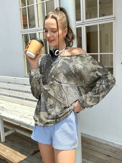 Felpa oversize con stampa 3D alla moda - Top casual a maniche lunghe alla moda per donne e uomini (grigio siderale scuro, dalla S alla XXL)_voghion.com