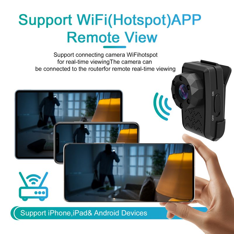 Nov domači brezžični pametni WiFi telefon, snemalnik HD kamera za daljinsko spremljanje_voghion.com