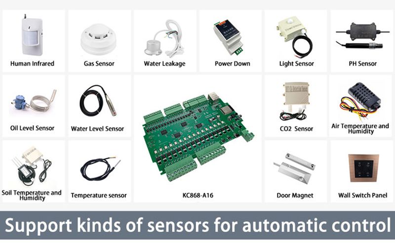 Kincony A16 Tasmota ESPhome Home Assistant Arduino IDE ESP32 Entwicklungsboard MQTT TCP Web HTTP Smart Switch Controller_voghion.com