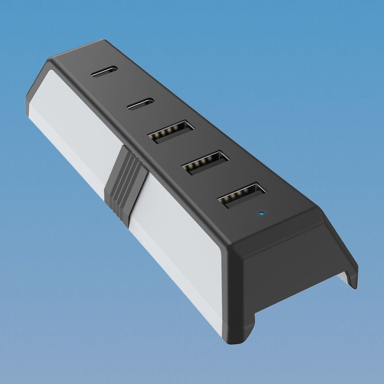 PS5 PRO Kompatibel Mit VR 4-Port Splitter Zubehör High-Speed Übertragung USB Host HUB Expander_voghion.com