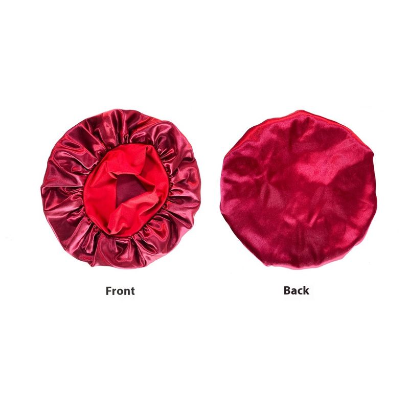 Berretto da notte in poliestere con bordo largo, alla moda e semplice, e berretto per la cura dei capelli_voghion.com