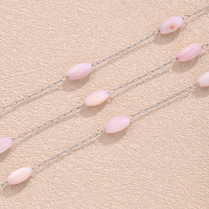 5 m/paquet 304 acier inoxydable coque polie 7,5 x 4 mm accessoires de bijoux_voghion.com