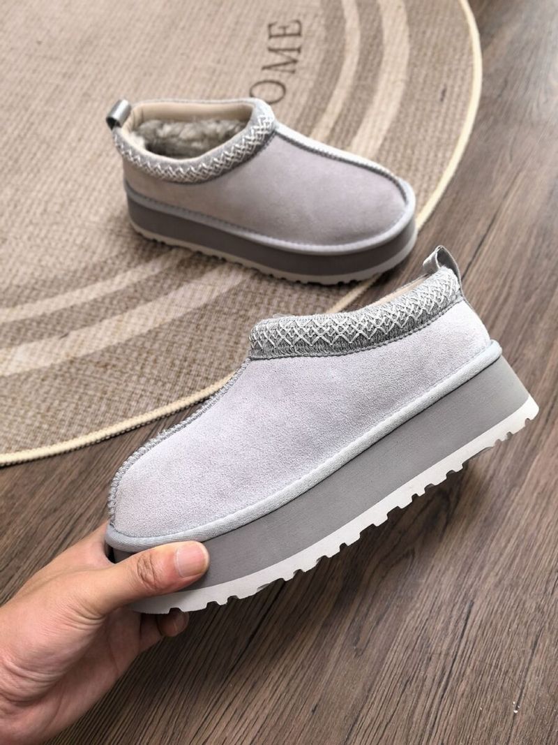 Stivali da neve bassi in pelle di mucca, stile etnico natalizio, a forma di cuore, invernali, nuovi, spessi, da donna, in cotone caldo_voghion.com