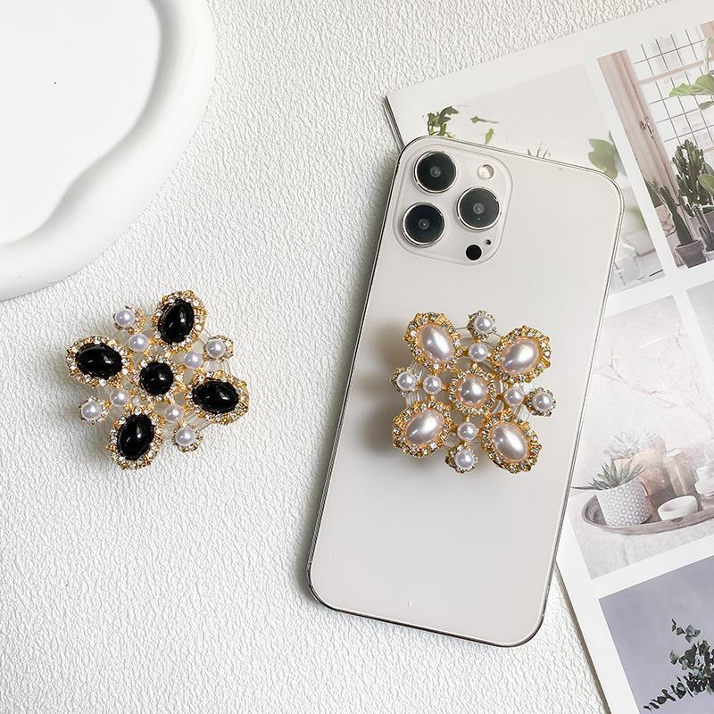 Rhinestone Instagram Phone Holder, Airbag Back Sticker, High-end Luxury Adhesive, Anti Smashing Face Ring, And Portable_voghion.com