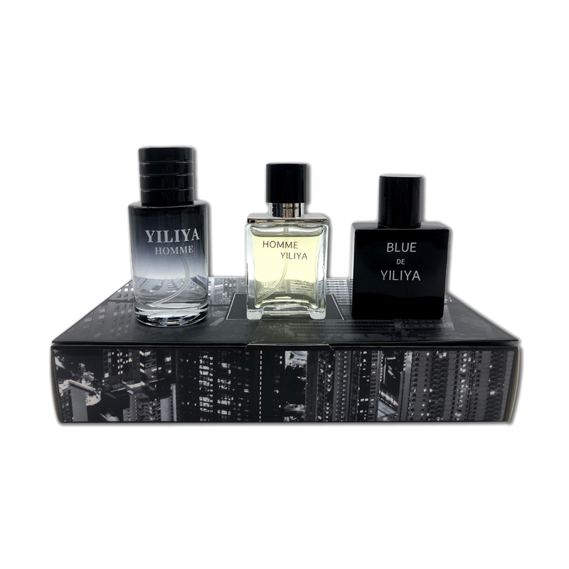 Jauns Hot Perfume Blue Wilderness jauns vīriešu smaržu komplekts Svaigu un izturīgu smaržu dāvanu kastīte Smaržas vīriešiem_voghion.com