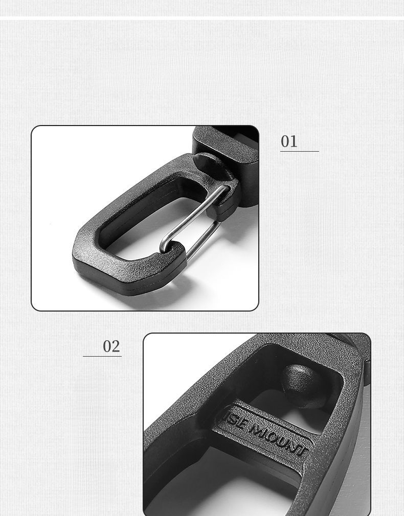 Guanti da esterno Nuovi leggeri in plastica anti-smarrimento con gancio a clip Strumenti di protezione del lavoro Forniture Campeggio Fuoco Gioco_voghion.com
