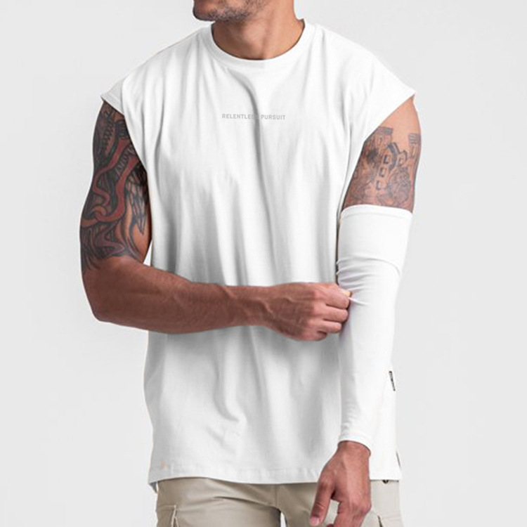 Man's clothing Men's tank top loose crew-neck sports vest men's quick drying breathable base top_voghion.com