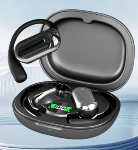 AI Smart Translation Bluetooth Earbuds True Wireless Non-In-Ear Over-Ear Sports Long Battery Life_voghion.com