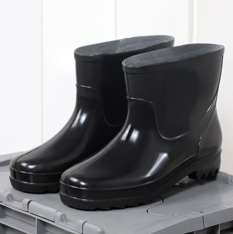 Kurze Regenstiefel Gummistiefel für Garten Mann Schuhe Regen Herren Wasserschuhe 11_voghion.com