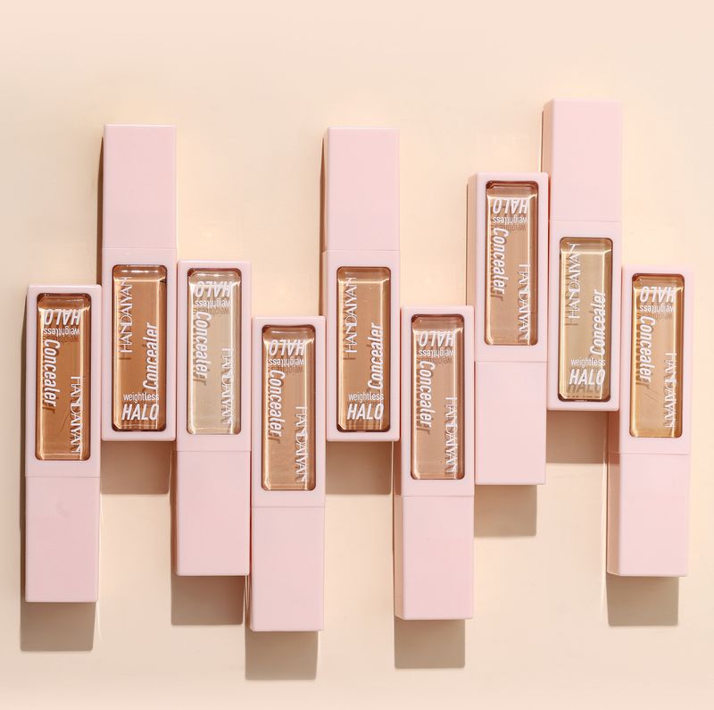 Corretivo líquido HANDAIYAN de 8 cores - minimiza os poros, duradouro, não acumula, cobre acne e manchas_voghion.com