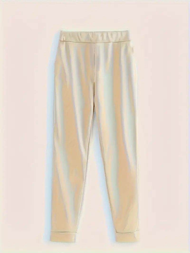 Ensemble sweat à capuche et pantalon décontractés pour femme avec imprimé lettre - Tenue deux pièces à manches longues pour le travail et les voyages (disponible du S au XXL, plusieurs couleurs)_voghion.com