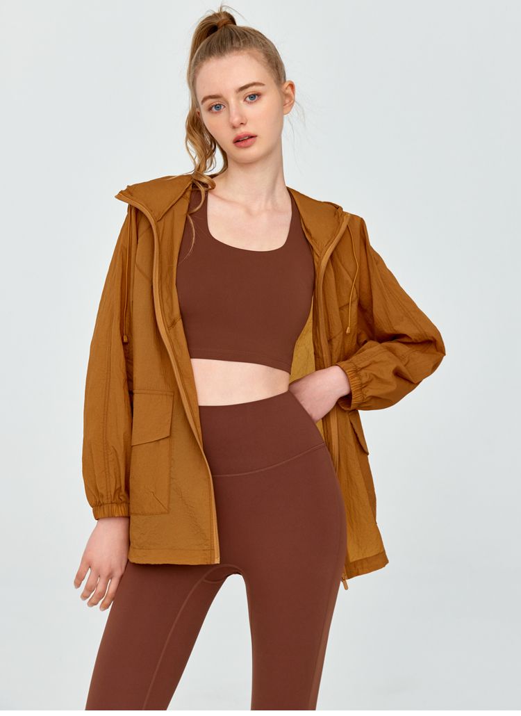 Ds790 Farverabat Sommerbeskyttende Tøj Letvægts Solbeskyttende Shir Dame Vandtæt Hud Trench Baggy_voghion.com