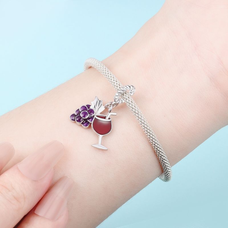 Goblet Charm, Genuine Sterling Silver Beads Charm_voghion.com