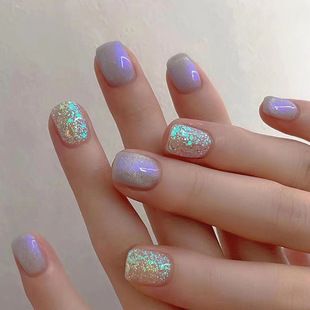 Nails Art Simple Wear Nail Patches Pure Desire Nail Art Ins Style Decorations Nails_voghion.com