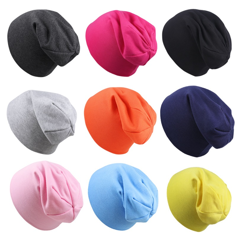 Nuevo gorro de hip hop para bebé, para baile callejero, primavera y otoño, gorro de punto para niño y niña, cálido, color sólido, para invierno_voghion.com