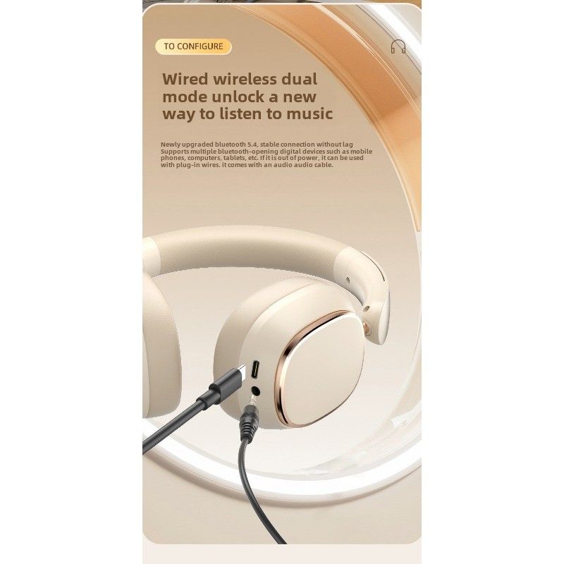 Nuovo auricolare pieghevole in metallo M15 Auricolare Bluetooth TYPE-C Subwoofer HIFI Auricolare wireless_voghion.com