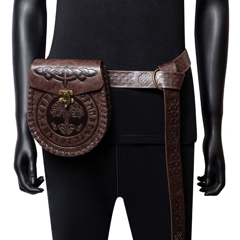 Halloween Un gufo Marsupio cinturino medievale retrò cintura cavaliere cintura COSPLAY accessori da ballo_voghion.com
