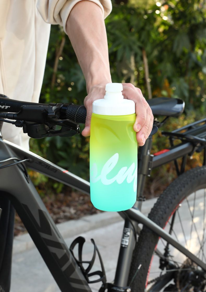 Bicycle Riding Mountain Road Bike Portable Running Sports Cup Food Grade Material Squeeze Water Bottle_voghion.com