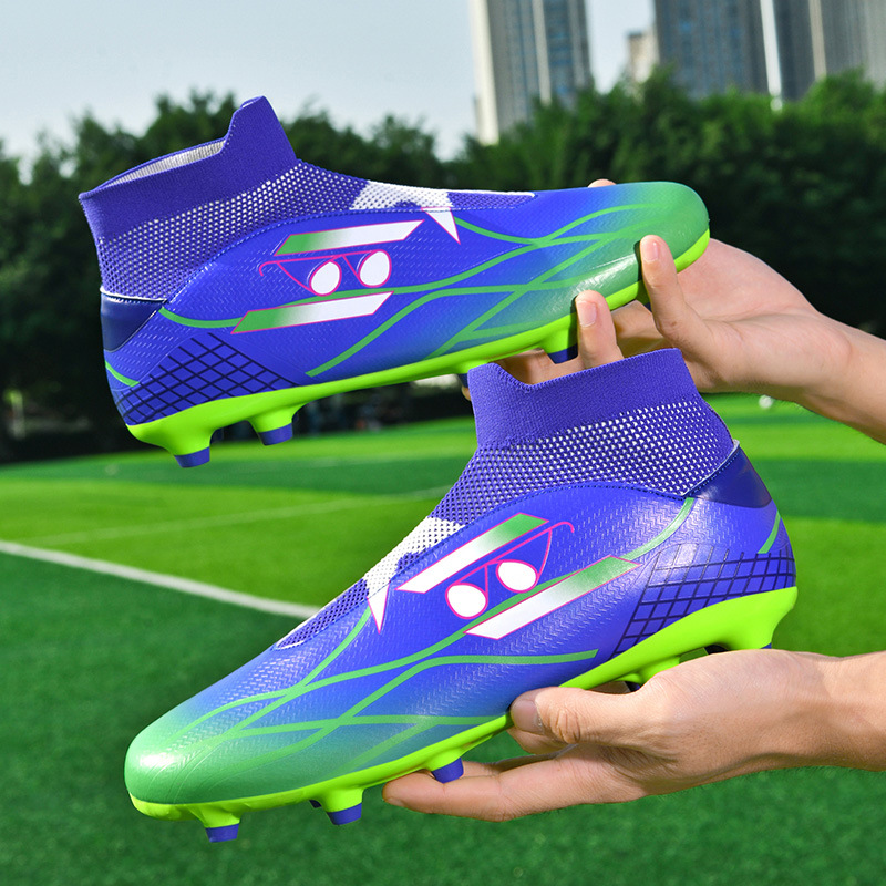 Großer High-Top-Fußballschuh für Männer und Frauen TF Broken AG Long Nails Kunstrasen-Kinderspiel-Trainingsschuhe_voghion.com