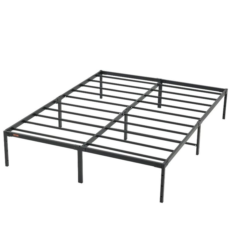 Spring Needed Mattress Platform Foundation Metal Embedded Capacity Queen Duty 14 Inch Bed No 1500 Box Loading Frame Lbs Heavy_voghion.com