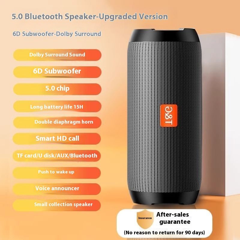 Altoparlante Bluetooth Smart German Berliner Audio Piccolo Wireless di Alta Qualità per Casa Mini Esterno Basso_voghion.com