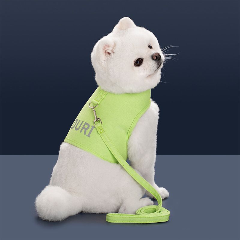 Anti-Escape Cat Chest Harness All-Season Breathable Pet Set Dog Walking Leash_voghion.com