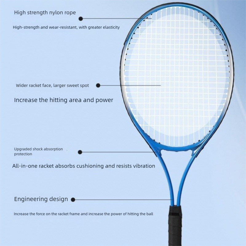 Trainer Tennis Racket Beginner Device Universal Adult Single Rebound With String Self-Practice Set_voghion.com