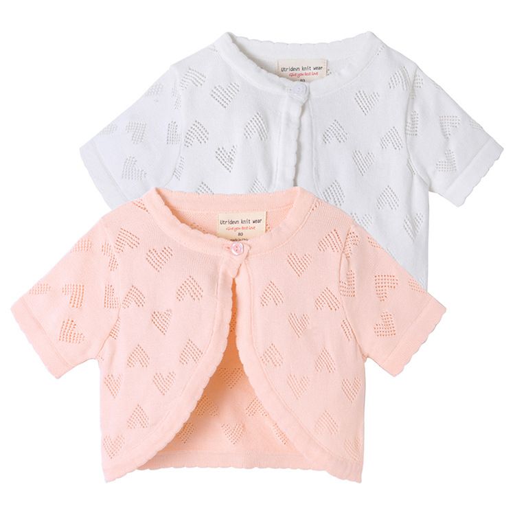 Cardigan tricoté à un bouton pour filles, veste à manches courtes, châle en pur coton, style coréen, vente en gros, été_voghion.com
