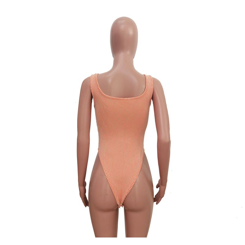 Ensemble deux pièces bikini et jupe courte en tissu jacquard décontracté pour femme_voghion.com