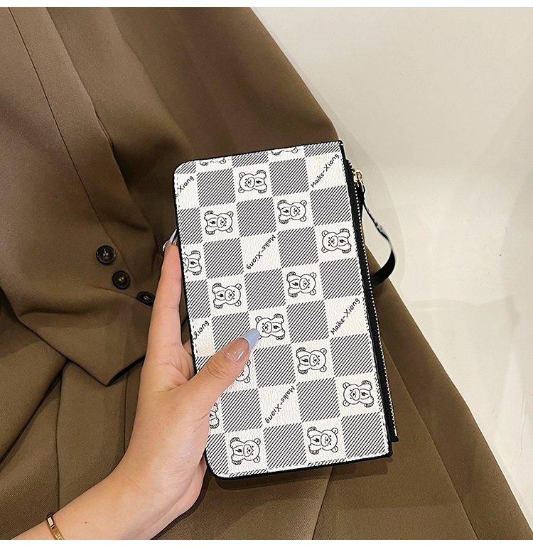Women's Bags Thin Small Coin Purse Women's Short Card Holder Zipper Key Bag Hand Held New Style Zipper Long Wallet Women's Mobile Phone Bag_voghion.com