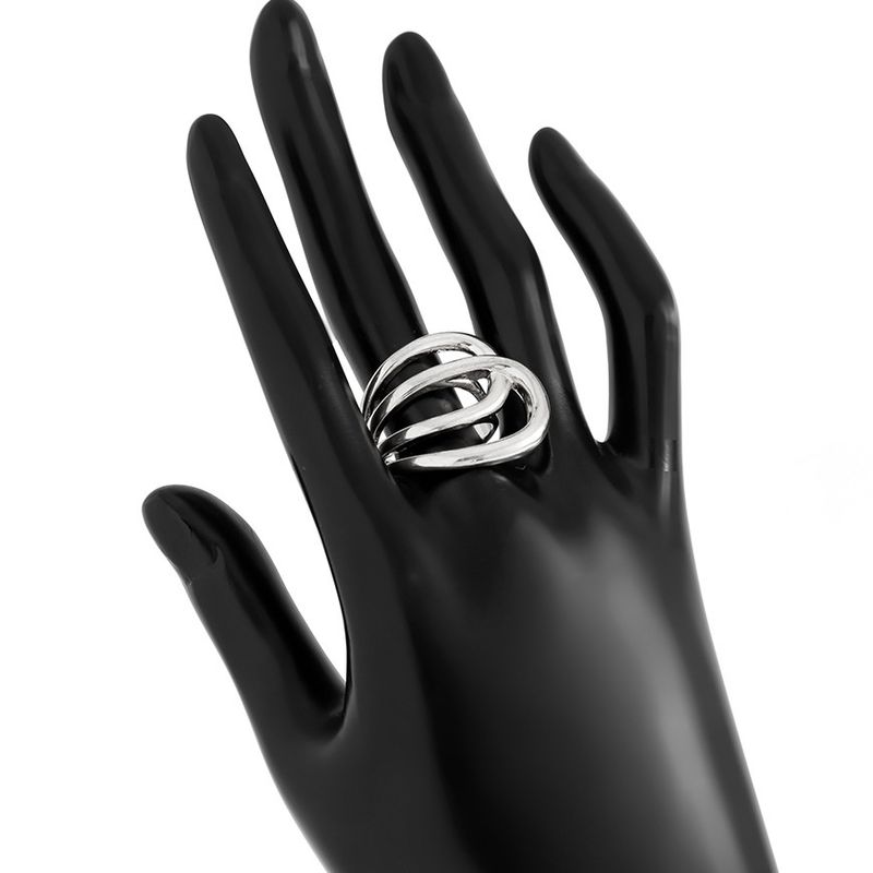 Ins Metall Linie Hohl Joint Ring Einfache Design Geometrische Unregelmäßigen Kreisförmigen Ring_voghion.com