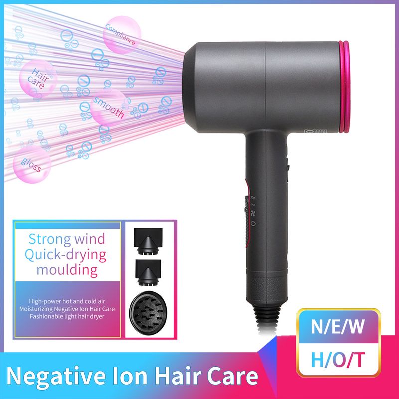 Asciugacapelli Hammer 110v elettrodomestici asciugacapelli ad alta potenza asciugacapelli a ioni negativi_voghion.com