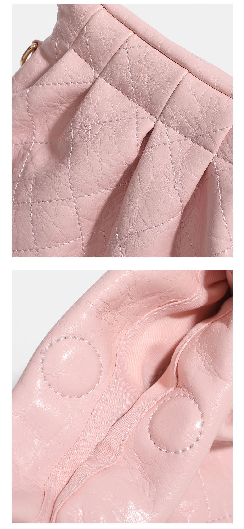 Borsa a tracolla con catena, di alta qualità, di grande capacità, per pendolari, di tendenza, alla moda, per pendolari quotidiani._voghion.com