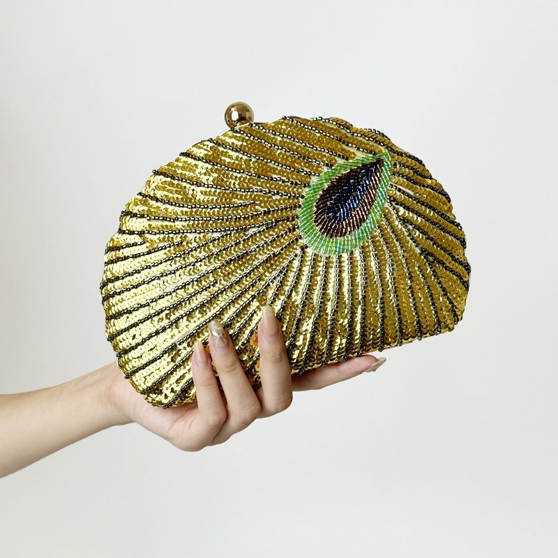 Borsa da sera a tracolla in stile nazionale con perline e ricami pesanti, tracolla singola, catena, abito cheongsam_voghion.com