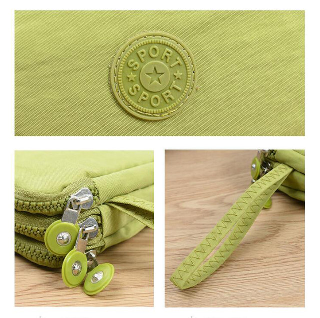 Geestock Kadın Cüzdanları Kadınlar İçin 3 Katmanlı Cüzdan Çanta Clutch Telefon Bozuk Para Kesesi Tuval Kartlar Kimlik Anahtarlar Para Çantaları Makyaj Cebi_voghion.com