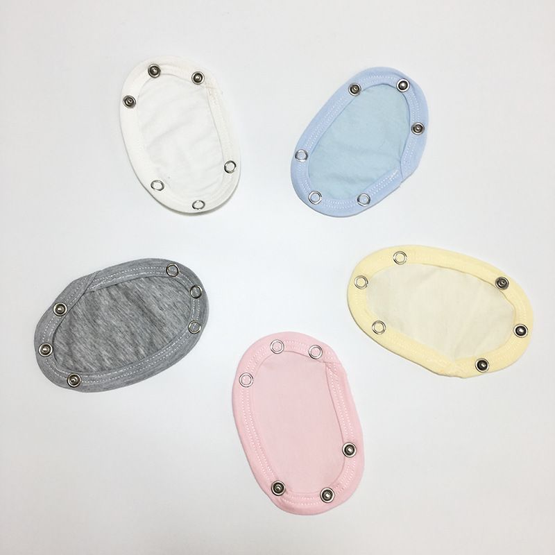 Double-layer Baby's Haggown Extension Piece Pure Cotton Baby's Triangle Haggown Climbing Wear jumpsuit Wrap Fart Clothes Lengthened Cloth Pad_voghion.com