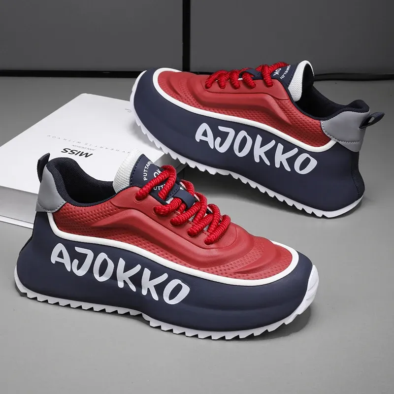 2025 Spring And Autumn Flying Mesh Surface Breathable New Non-slip Fashion Breathable Flat Leisure Sports Men Walking Loafers_voghion.com