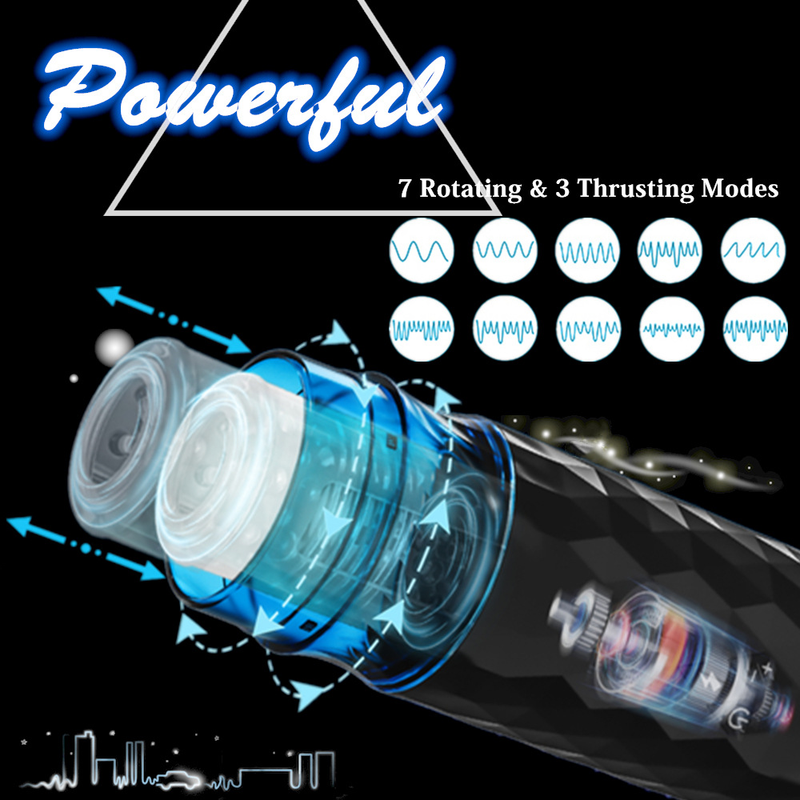 Maschio completamente automatico riscaldamento telescopico rotante tazza per aereo vibrazione del pene massaggiatore masturbazione tartaruga adulto_voghion.com