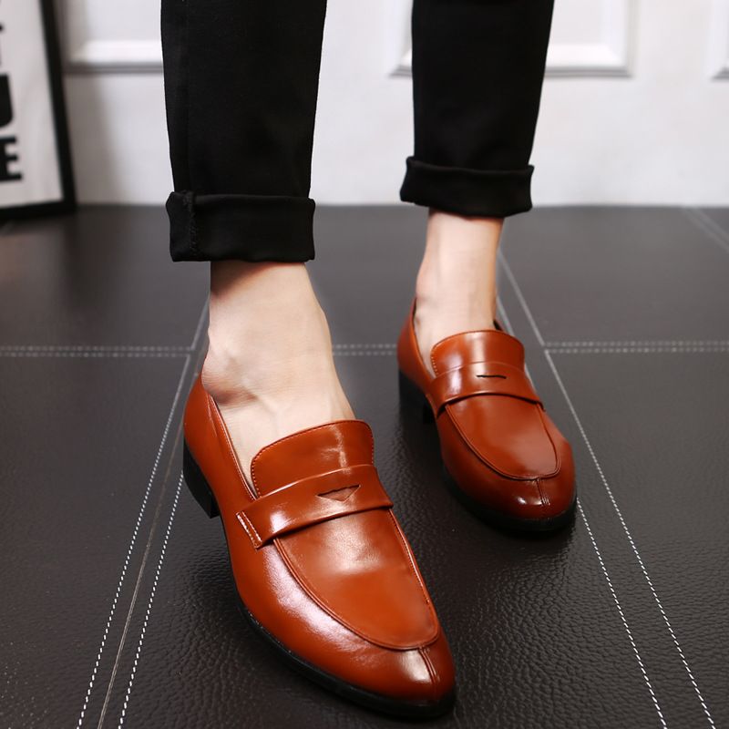 Lefu Wenzhou Leder Freizeitschuhe für Herren_voghion.com