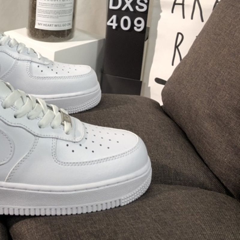 Nuove scarpe sportive casual da uomo e da donna Air New No.1 Low Cut originali, di marca Pure White, con marchio Co._voghion.com